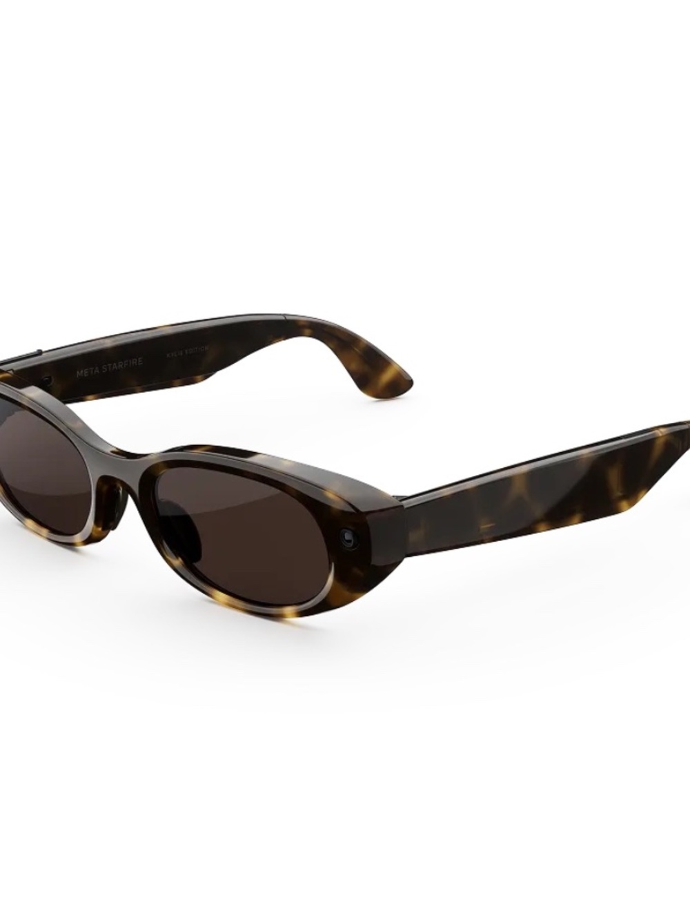 NWT Meta Glasses Starfire Kylie Jenner Edition Dark Tortoise Chocolate